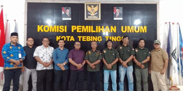 DPC AKPERSI Kota Tebing Tinggi Audiensi Dengan KPU, Perkuat Sinergitas Informasi Publik