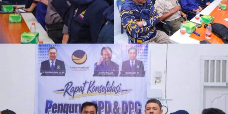 Rapat Konsolidasi DPD/DPC NasDem: Siapkan Kader Potensial