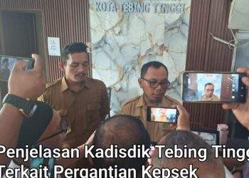 Pergantian Kepsek Penyegaran Organisasi, Bukan Terkait Revitalisasi Sekolah, Tegas Kadisdik Tebing Tinggi