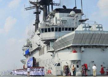 Italia Serahkan Kapal Induk Giuseppe Garibaldi ke Indonesia
