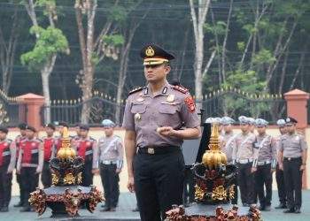 Pimpin Upacara Sumpah Pemuda ke-98, Ini Pesan Mendalam Kapolres OKU Timur AKBP Lalu Hedwin Untuk Pemuda