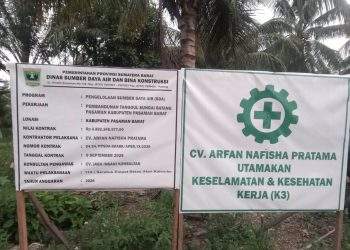 Pembangunan Tanggul Batang Pasaman Dimulai, Warga Pasir Tampang Harapkan Abrasi Teratasi