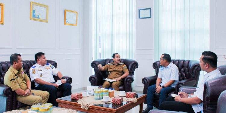 Terima Audiensi Pln, Wali Kota Tebing Tinggi Minta Percepatan Kolam Renang  Pemko Dan Penerangan Jalan