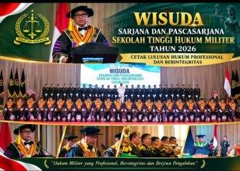 Sekolah Tinggi Hukum Militer Gelar Wisuda Sarjana Angkatan XXVIII dan Pascasarjana Tahun Akademik 2026   